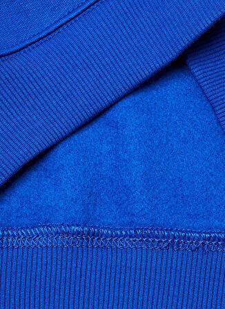 Benetton Baskılı Erkek Çocuk Saks Sweatshırt 3J73C205C