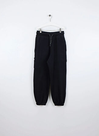 Benetton Lastikli Paça Siyah Erkek Çocuk Eşofman Altı 3J68CF06L