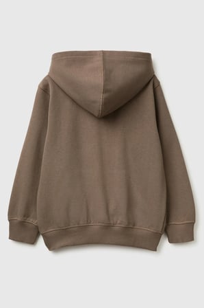 Kahverengi Erkek EJ_Önü Logo Baskılı Cepli Fermuarlı Şardonlu Sweatshirt Model Kodu: 3EB5C505LKAHVERENGİ