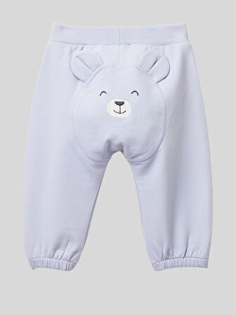 Benetton Unisex Bebek Tek Alt 1-18 Ay Açık Mavi