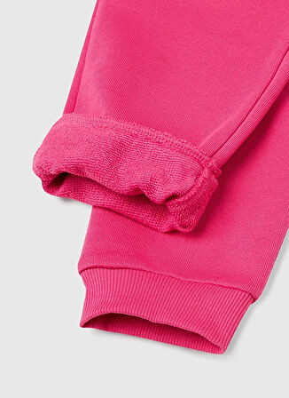 Benetton Lastikli Paça Pembe Kız Çocuk Eşofman Altı 3J68CF02H