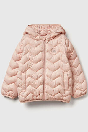 United Colors of BenettonKız Bebek 21INGN02Z-25K Mevsimlik Mont Açık Pembe