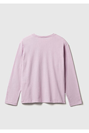 Benetton Kız Çocuk Uzun Tshırt