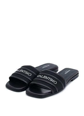 Valentino Siyah Kadın Terlik 91D2538STN
