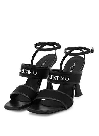 Valentino Siyah Kadın Topuklu Sandalet 91D2540STN