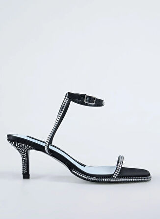 Siyah Kadın Topuklu Sandalet CF3540_001