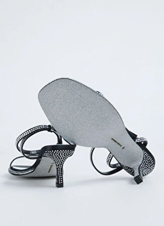 Siyah Kadın Topuklu Sandalet CF3540_001