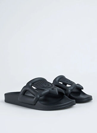 Chiara Ferragni Siyah Kadın Terlik CF3555_001