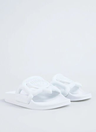 Beyaz Kadın Terlik CF3555_009