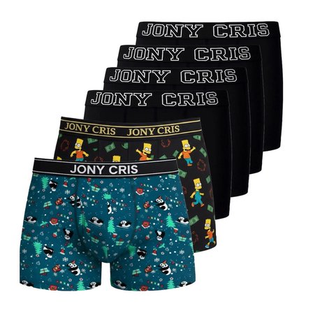 Erkek Boxer 6’lı Paket Desenli Erkek Iç Çamaşırı Külot Don