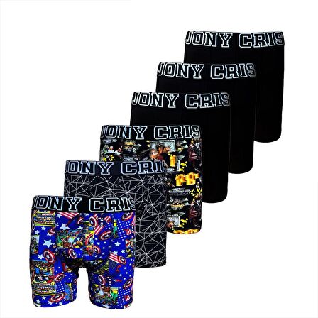 Erkek Boxer 6’lı Set