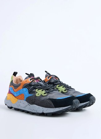 Flower Mountain Siyah - Çok Renkli Erkek Sneaker YAMANO 3 MAN