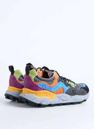 Flower Mountain Siyah - Çok Renkli Erkek Sneaker YAMANO 3 MAN