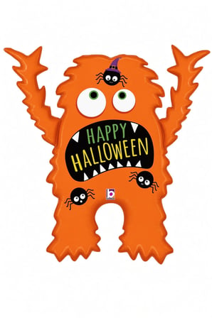 Halloween Folyo Balon Yaratık Grabo 94 cm Cadılar Bayramı Parti Süsü Temalı Dekorasyon Balonu