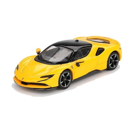 Mini GT Ferrari SF90 Stradale Model Araba Sarı 1:64 Ölçek