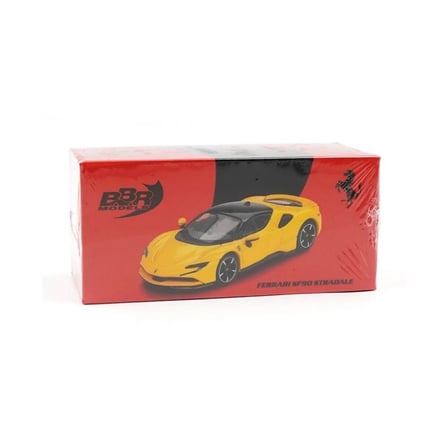 Mini GT Ferrari SF90 Stradale Model Araba Sarı 1:64 Ölçek