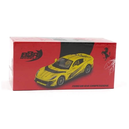 Mini GT Ferrari 812 Competizione Model Araba Sarı 1:64