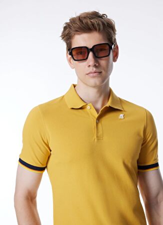 K-Way Sarı Erkek Polo T-Shirt K7121IW_VINCENT