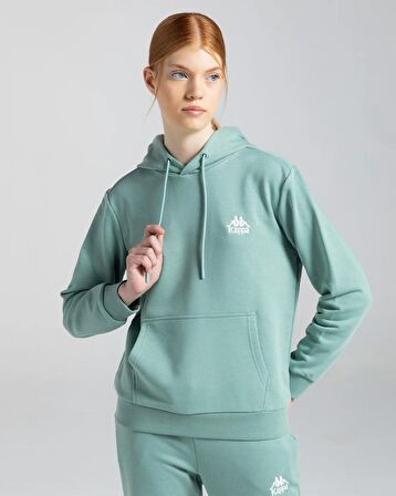 Kappa Kadın AUTHENTIC RUA Sweatshirt - Yeşil