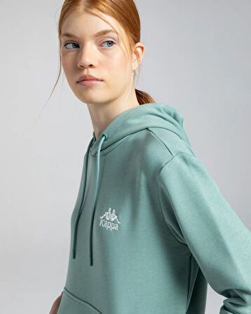 Kappa Kadın AUTHENTIC RUA Sweatshirt - Yeşil