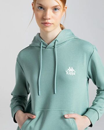 Kappa Kadın AUTHENTIC RUA Sweatshirt - Yeşil