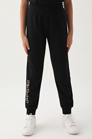 Kappa Kız Çocuk Siyah Eşofman Altı