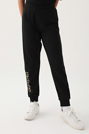 Kappa Kız Çocuk Siyah Eşofman Altı