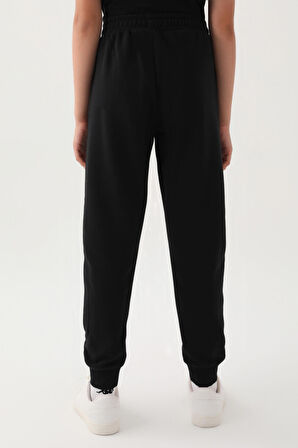 Kappa Kız Çocuk Siyah Eşofman Altı