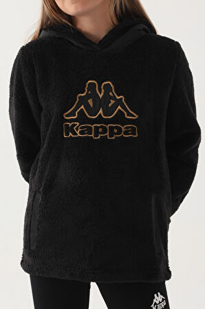 Kappa Kız Çocuk Siyah Sweatshirt