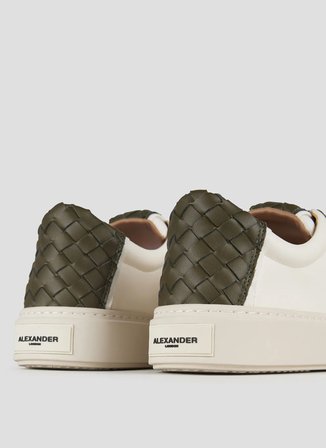 Alexander Smith Beyaz - Haki Erkek Sneaker LONDON