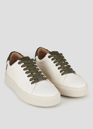 Alexander Smith Beyaz - Haki Erkek Sneaker LONDON