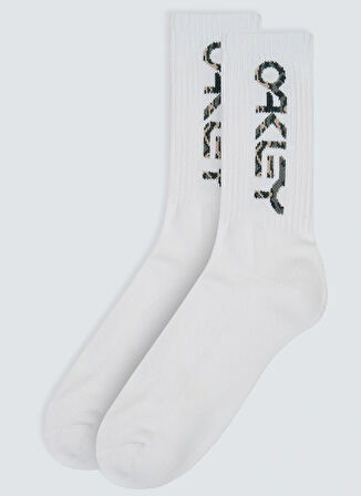 Oakley Erkek Beyaz Çorap FOS900277 B1B SOCKS 2.0 (3 PCS)