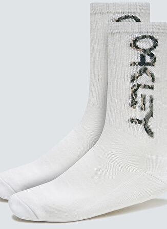 Oakley Erkek Beyaz Çorap FOS900277 B1B SOCKS 2.0 (3 PCS)