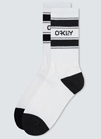 Oakley Erkek Beyaz Çorap FOS900353 B1B ICON SOCKS (3 PCS)