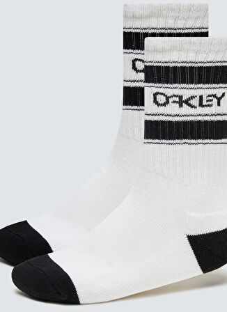 Oakley Erkek Beyaz Çorap FOS900353 B1B ICON SOCKS (3 PCS)