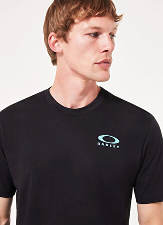 Oakley GOLDEN HOUR BARK TEE Siyah Bisiklet Yaka Regular Fit Erkek T-Shirt