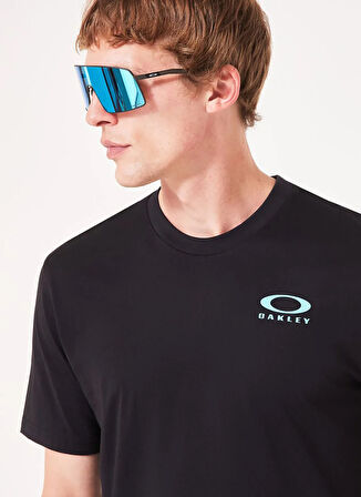 Oakley GOLDEN HOUR BARK TEE Siyah Bisiklet Yaka Regular Fit Erkek T-Shirt
