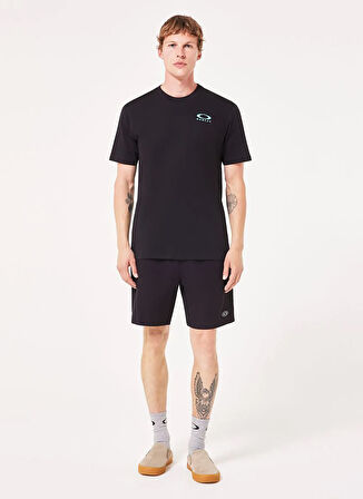 Oakley GOLDEN HOUR BARK TEE Siyah Bisiklet Yaka Regular Fit Erkek T-Shirt