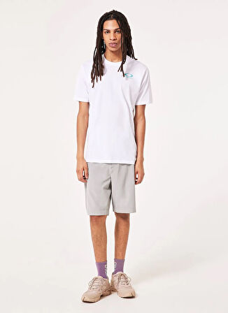 GOLDEN HOUR BARK TEE Beyaz Bisiklet Yaka Regular Fit Erkek T-Shirt