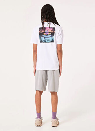 GOLDEN HOUR BARK TEE Beyaz Bisiklet Yaka Regular Fit Erkek T-Shirt