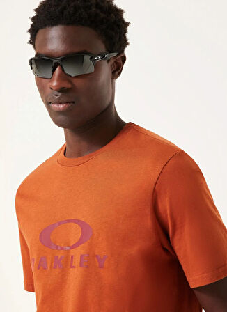 Oakley O BARK 2.0 Turuncu Bisiklet Yaka Normal Baskılı Erkek T-Shirt