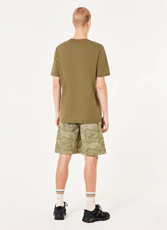 Oakley O BARK 2.0 Haki Bisiklet Yaka Normal Baskılı Erkek T-Shirt