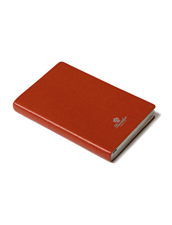 Pineider Defter Milano 9x14 cm Papaya Silver CNS1S099106600