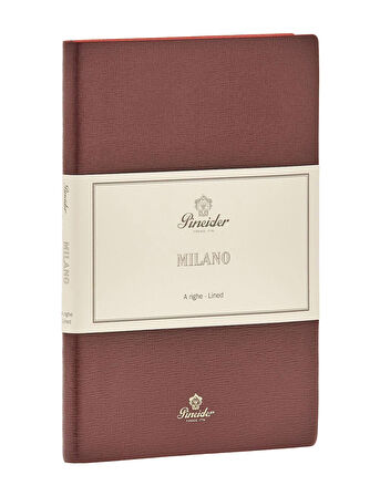 Pineider Defter Milano 14.5x21 cm Kırmızı Gold CNR1S099107378