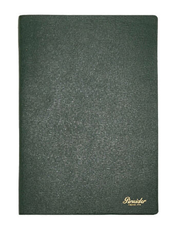 Pineider Defter Milano 14.5x21 cm Yeşil Gold CNR1S099107374