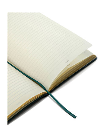 Pineider Defter Milano 14.5x21 cm Yeşil Gold CNR1S099107374