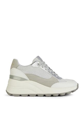 Geox Beyaz - Gümüş Kadın Sneaker D SPHERICA EC13 A