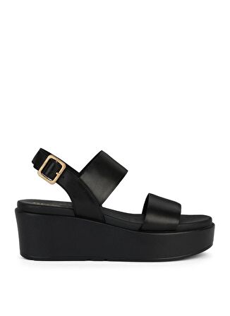 Geox Siyah Kadın Deri SandaletD XAND 2.2S A - SMO.LEA