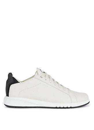 Geox Beyaz - Siyah Erkek Günlük Ayakkabı U AERANTIS A