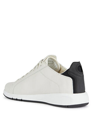 Geox Beyaz - Siyah Erkek Günlük Ayakkabı U AERANTIS A